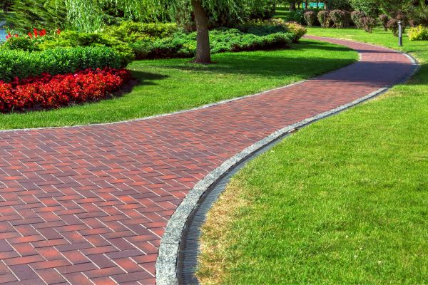 Brick Walkway Installation in Brick
