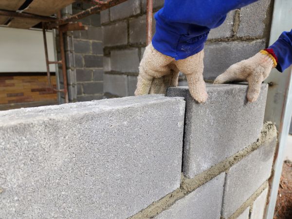 Concrete Block Repair in Brick