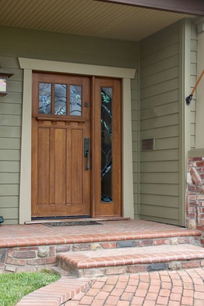 Front Porch Brick Repair in Brick