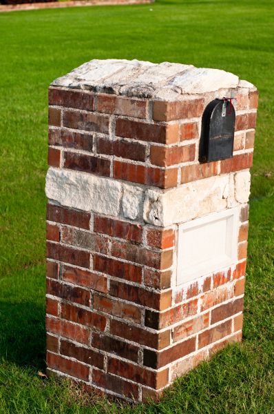 Brick Mailbox Installation in Brick