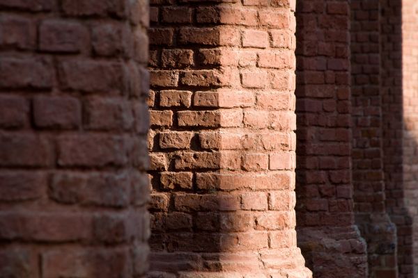 Brick Pillars Installation in Brick