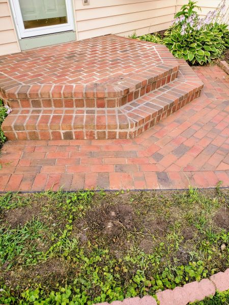 Brick Stoop Repair in Brick