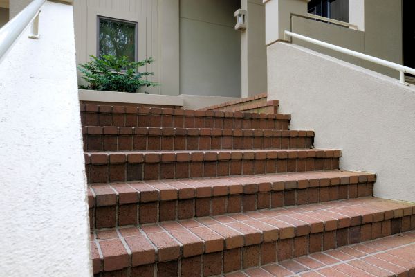 Entryway Brick Repair in Brick