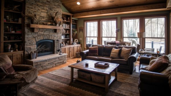 Interior Stonework Service in Brick